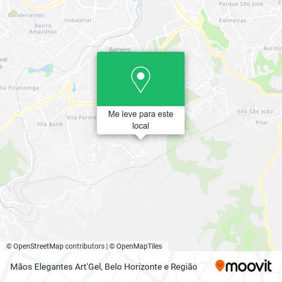 Mãos Elegantes Art'Gel mapa