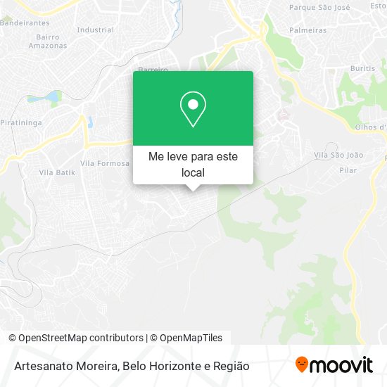 Artesanato Moreira mapa