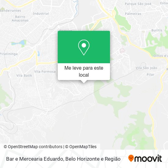 Bar e Mercearia Eduardo mapa