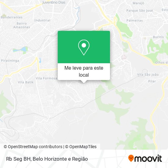 Rb Seg BH mapa