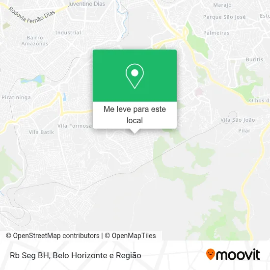 Rb Seg BH mapa