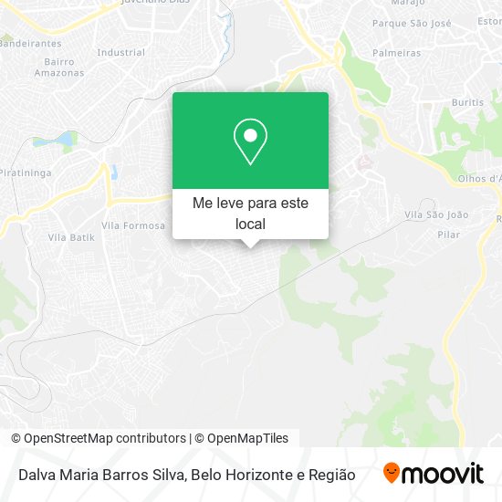 Dalva Maria Barros Silva mapa