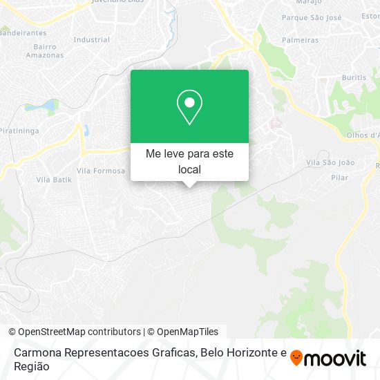 Carmona Representacoes Graficas mapa