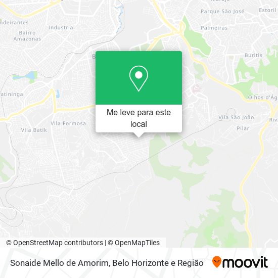 Sonaide Mello de Amorim mapa