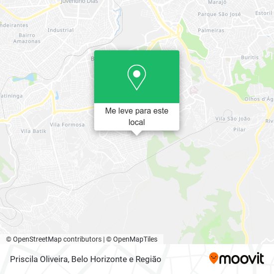 Priscila Oliveira mapa