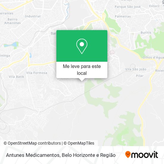 Antunes Medicamentos mapa