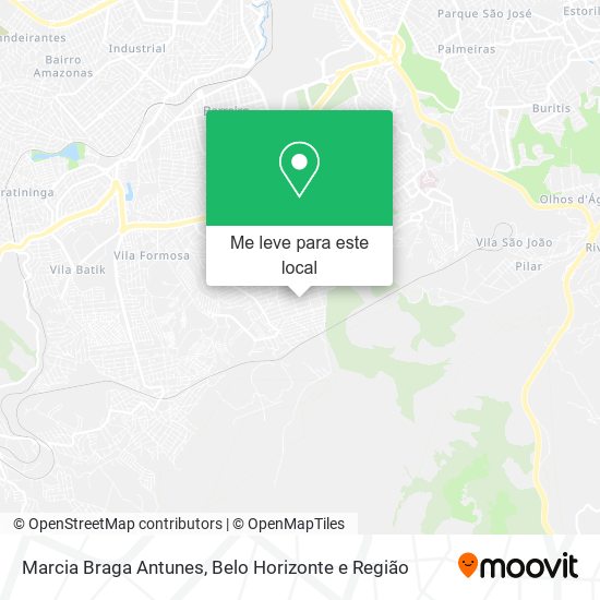 Marcia Braga Antunes mapa