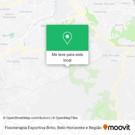 Fisioterapia Esportiva Brito mapa