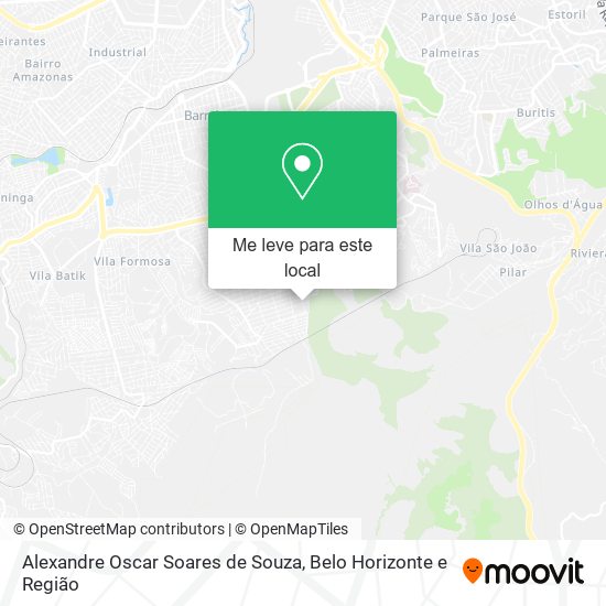 Alexandre Oscar Soares de Souza mapa