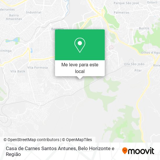 Casa de Carnes Santos Antunes mapa