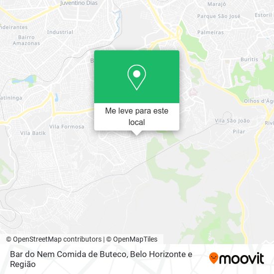 Bar do Nem Comida de Buteco mapa
