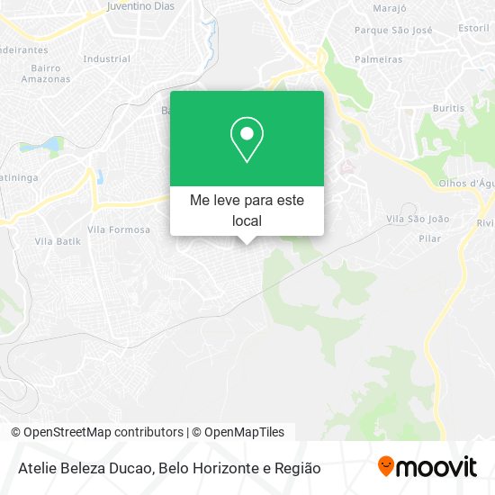 Atelie Beleza Ducao mapa