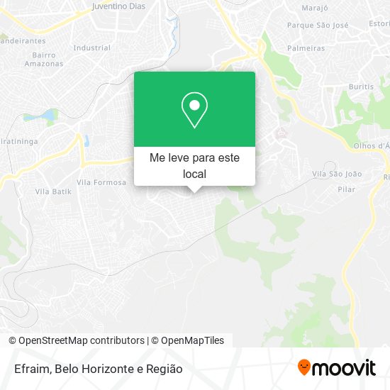 Efraim mapa