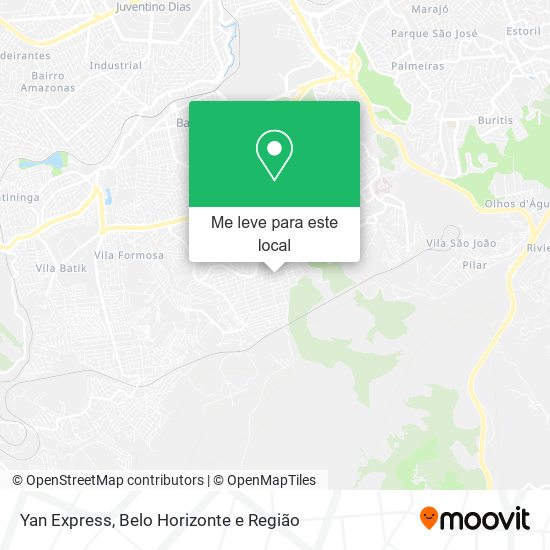 Yan Express mapa
