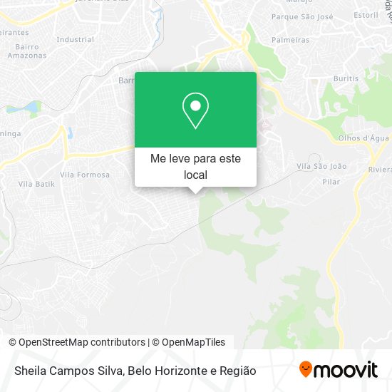 Sheila Campos Silva mapa