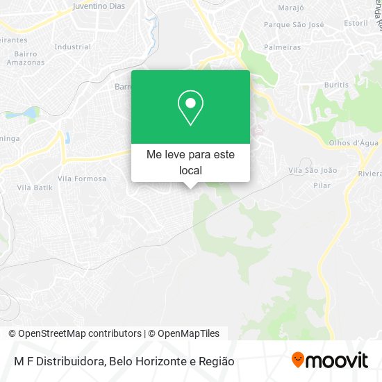 M F Distribuidora mapa