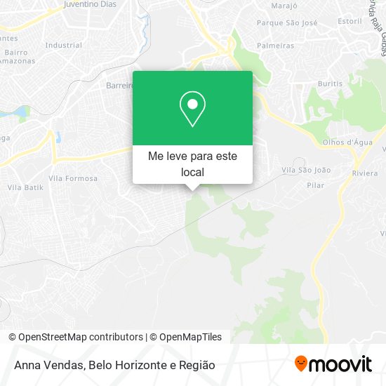 Anna Vendas mapa