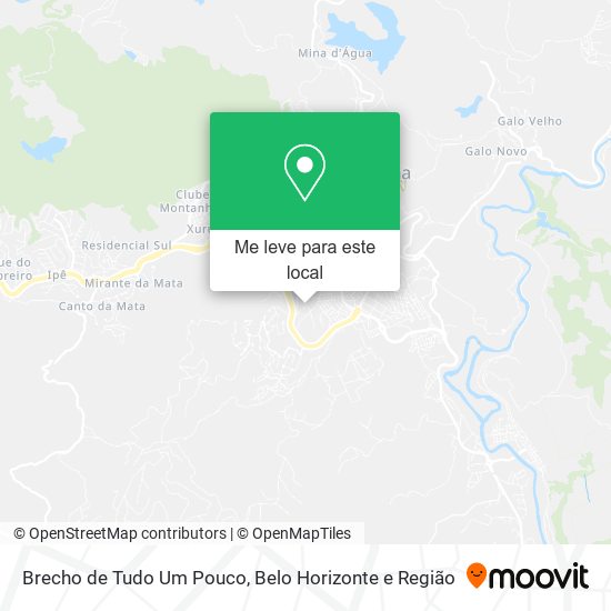 Brecho de Tudo Um Pouco mapa