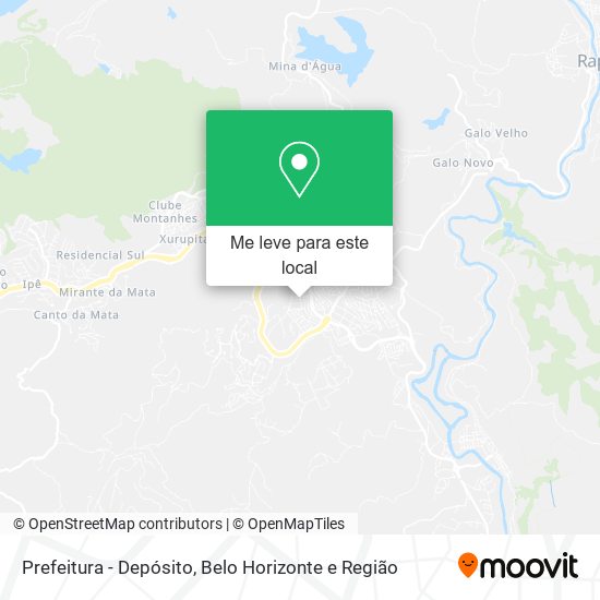 Prefeitura - Depósito mapa
