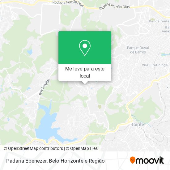 Padaria Ebenezer mapa
