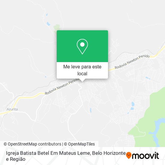 Igreja Batista Betel Em Mateus Leme mapa