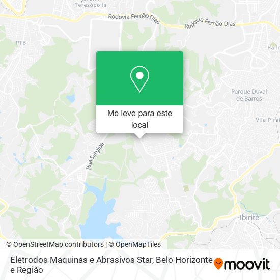 Eletrodos Maquinas e Abrasivos Star mapa
