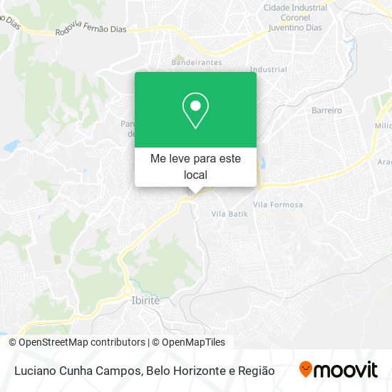 Luciano Cunha Campos mapa