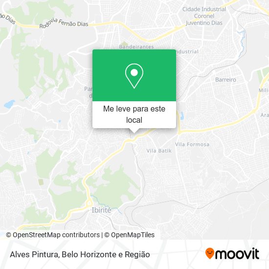 Alves Pintura mapa