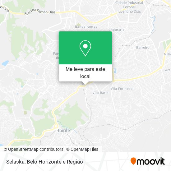 Selaska mapa