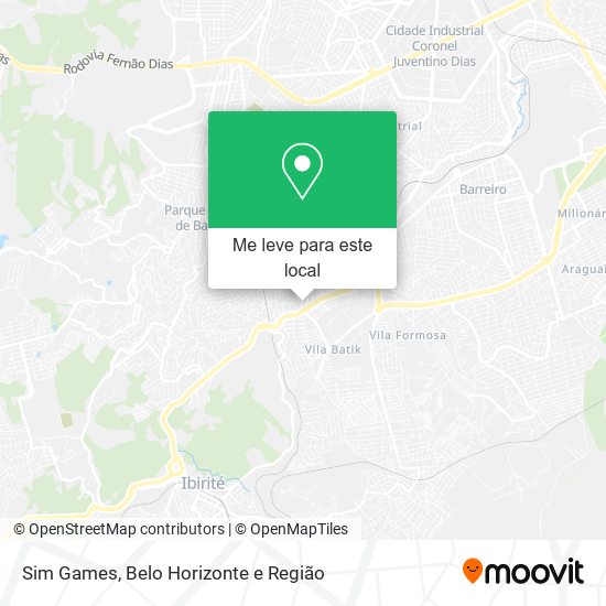 Sim Games mapa