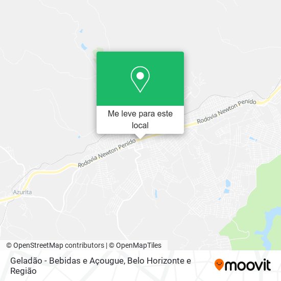 Geladão - Bebidas e Açougue mapa
