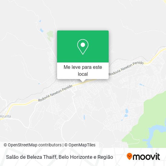 Salão de Beleza Thaiff mapa