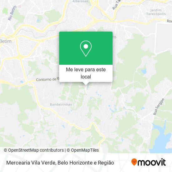 Mercearia Vila Verde mapa