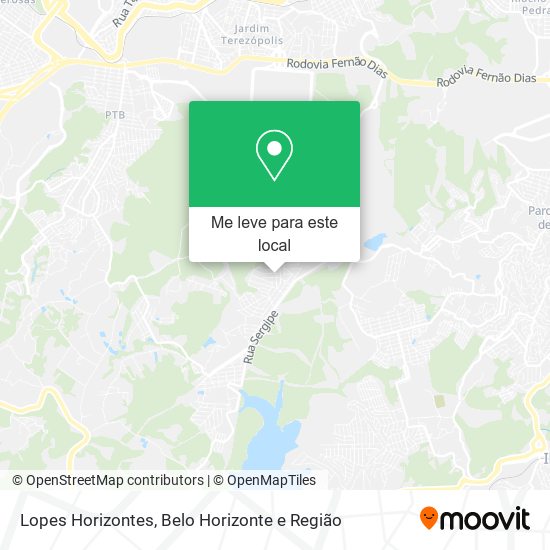 Lopes Horizontes mapa