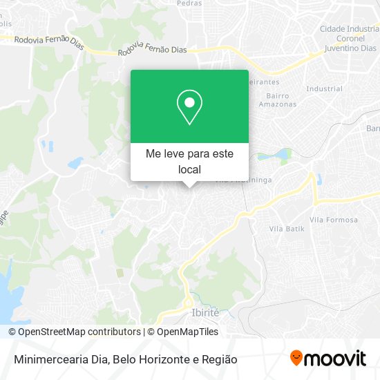 Minimercearia Dia mapa