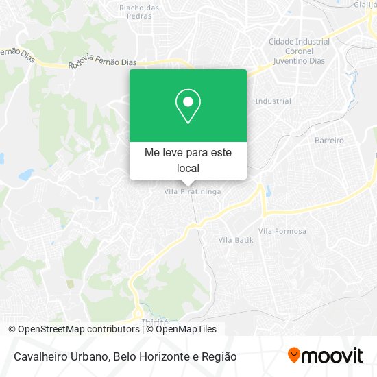 Cavalheiro Urbano mapa