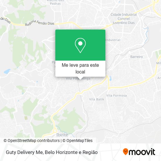 Guty Delivery Me mapa