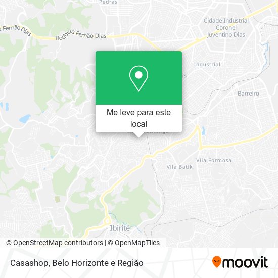 Casashop mapa