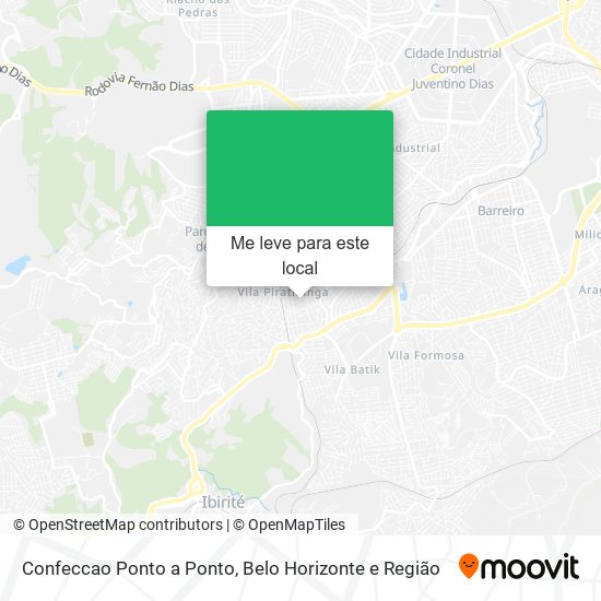 Confeccao Ponto a Ponto mapa