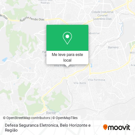 Defesa Seguranca Eletronica mapa