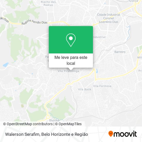 Walerson Serafim mapa
