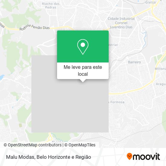 Malu Modas mapa