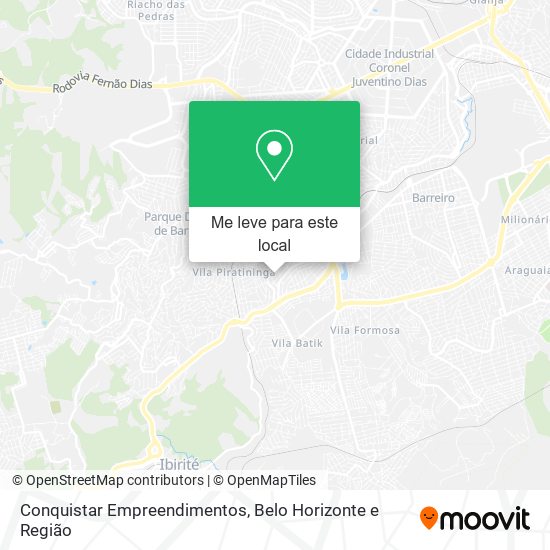 Conquistar Empreendimentos mapa