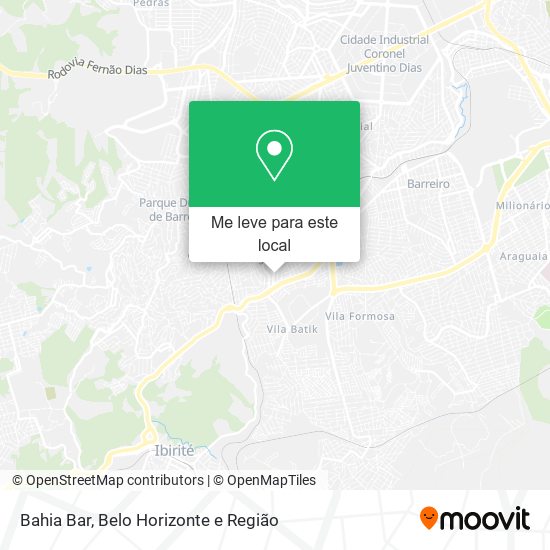 Bahia Bar mapa