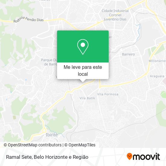 Ramal Sete mapa