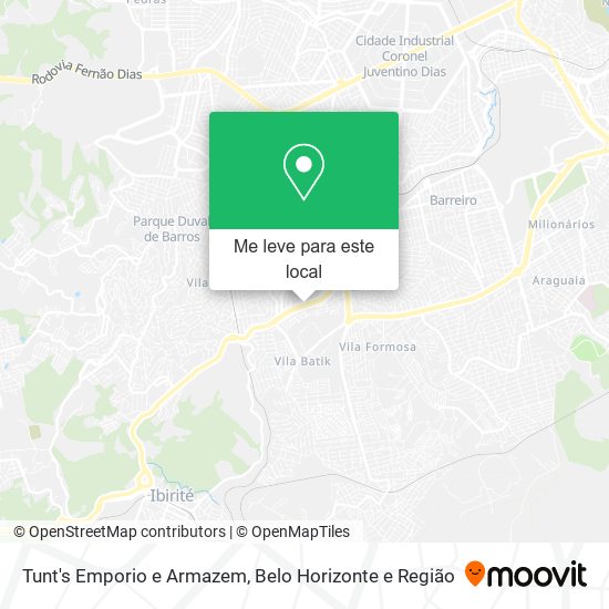 Tunt's Emporio e Armazem mapa