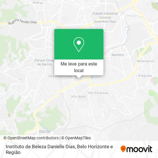 Instituto de Beleza Danielle Dias mapa