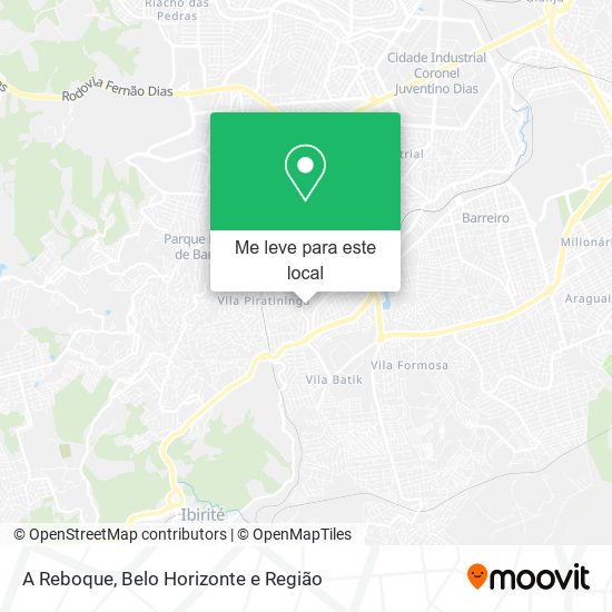 A Reboque mapa