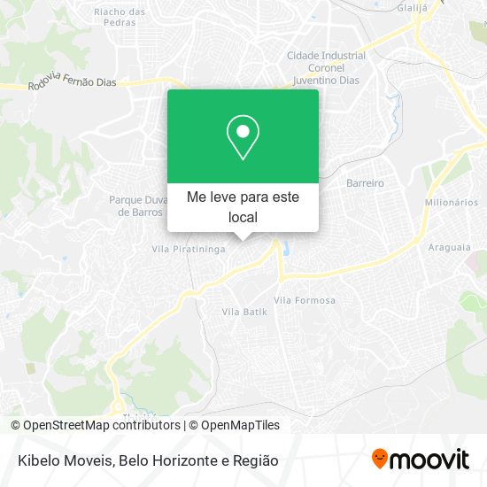 Kibelo Moveis mapa