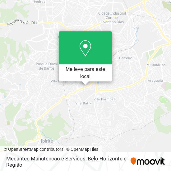 Mecantec Manutencao e Servicos mapa